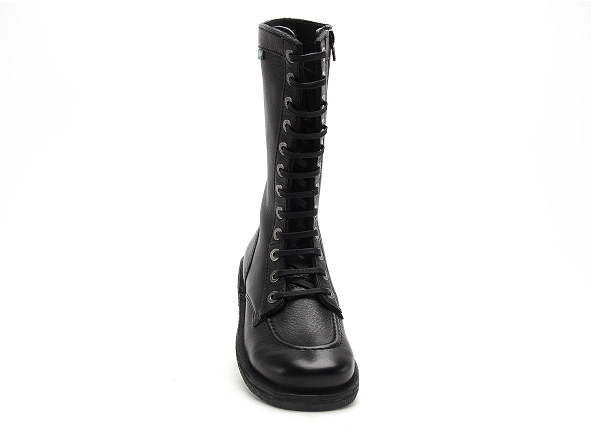 Kickers bottes plates femme meetkiknew noir