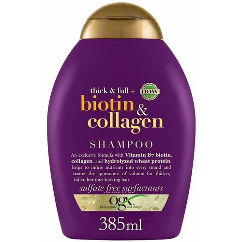 Ogx - , Champú, Sin Sulfatos Ni Parabenos, Con Biotina Y Colágeno,