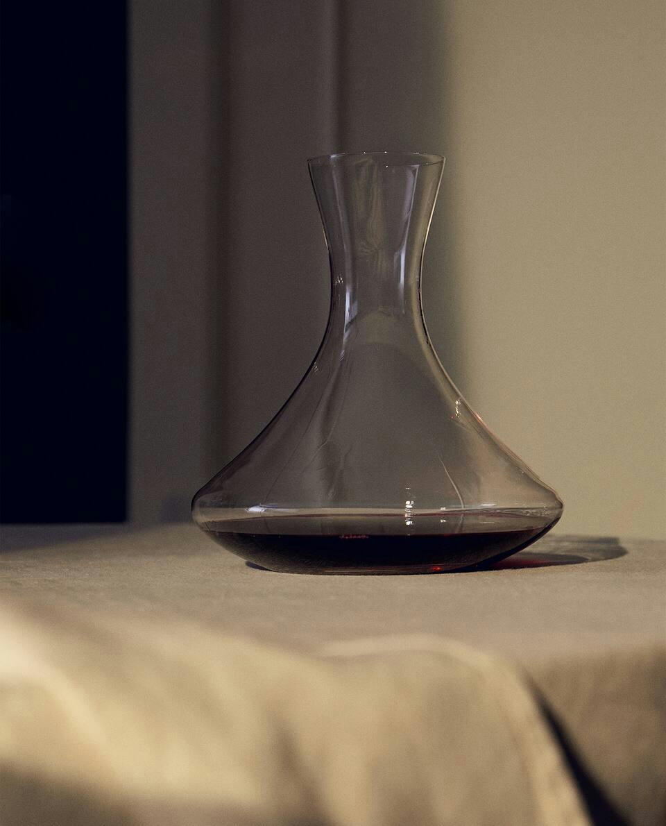 DECANTER DE VIDRO CRISTALINO