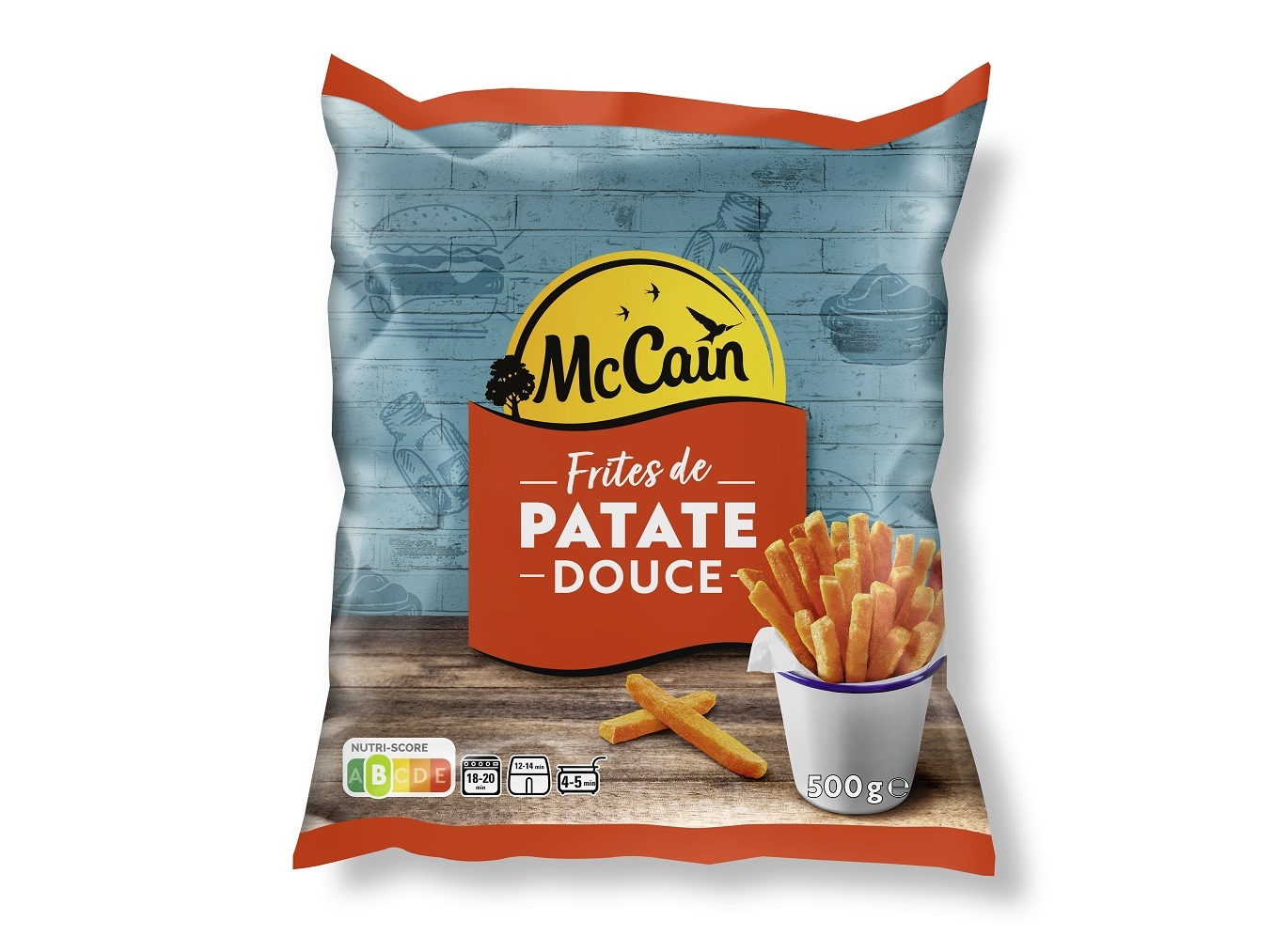 BATATA MCCAIN DOCE PALITOS FORNO 500G