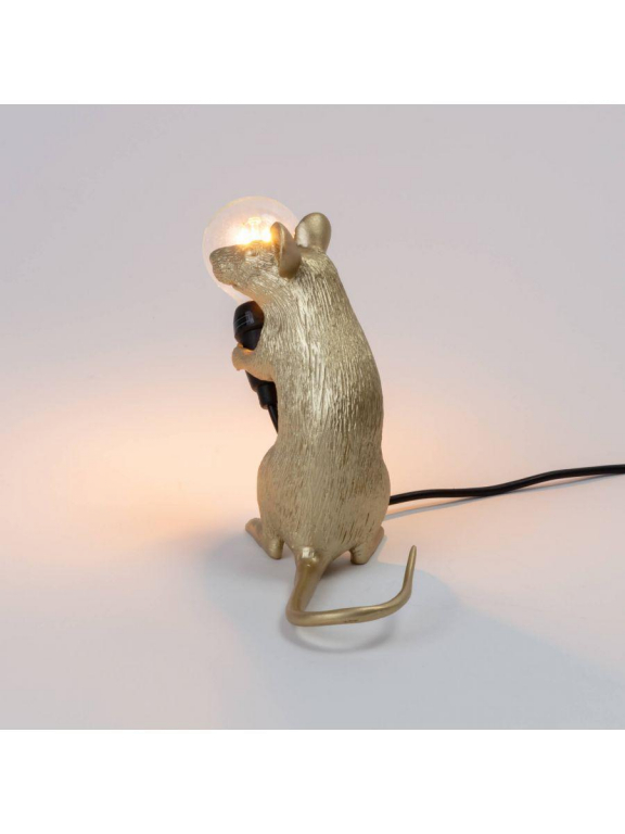 Seletti Mouse Sitting tafellamp USB wit