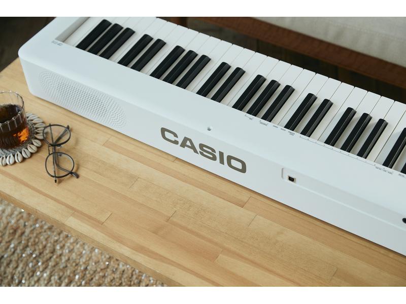 Casio E-Piano CDP-S110WE Weiss Das Einsteigermodell der CDP-S Digitalpiano-Serie mit gewichtetem Scaled-Hammer-Action-Keyboard II mit 88 Tasten