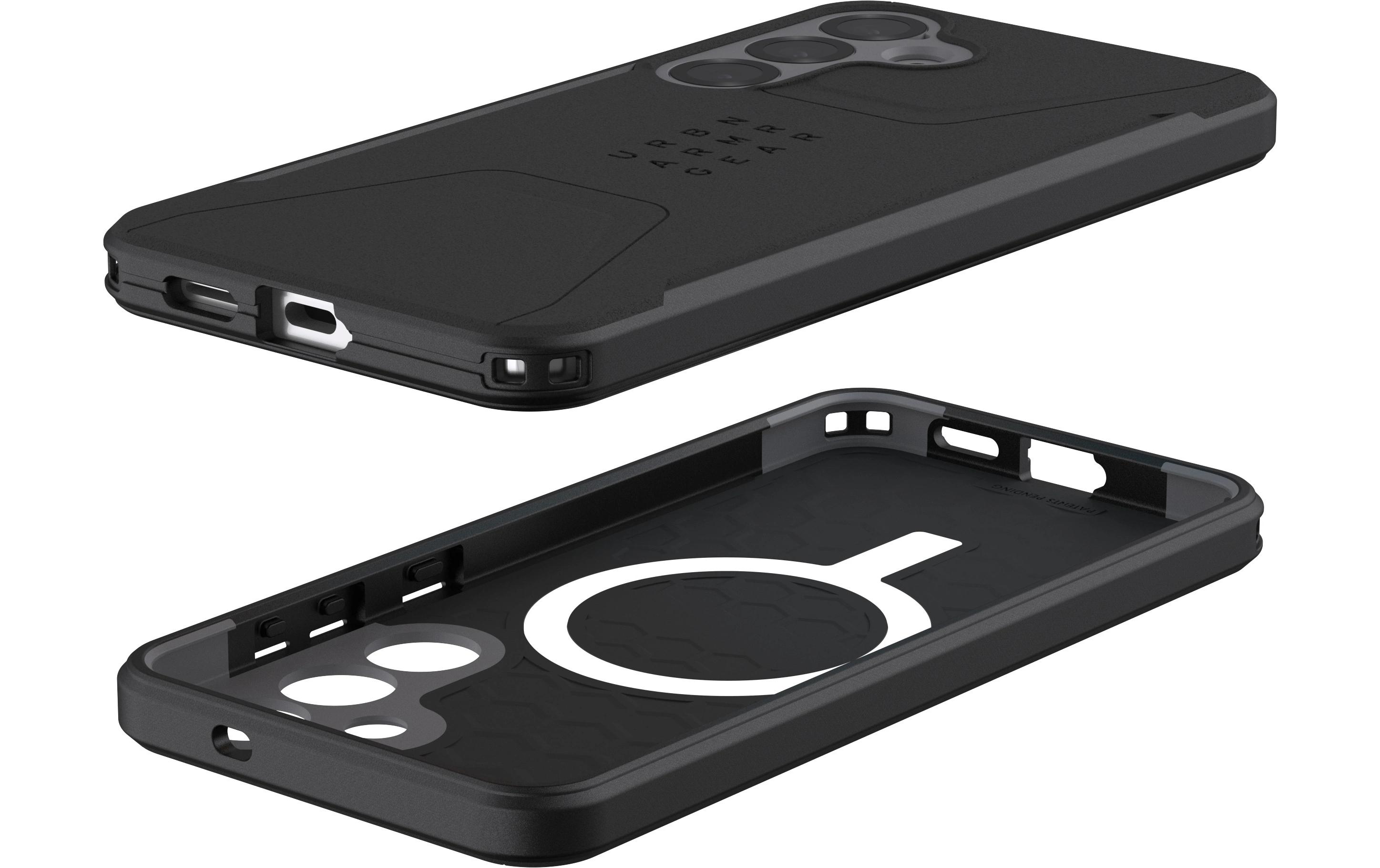 Back Cover Civilian Galaxy S25+ BlackSchutzhülle für das Samsung Galaxy S25+