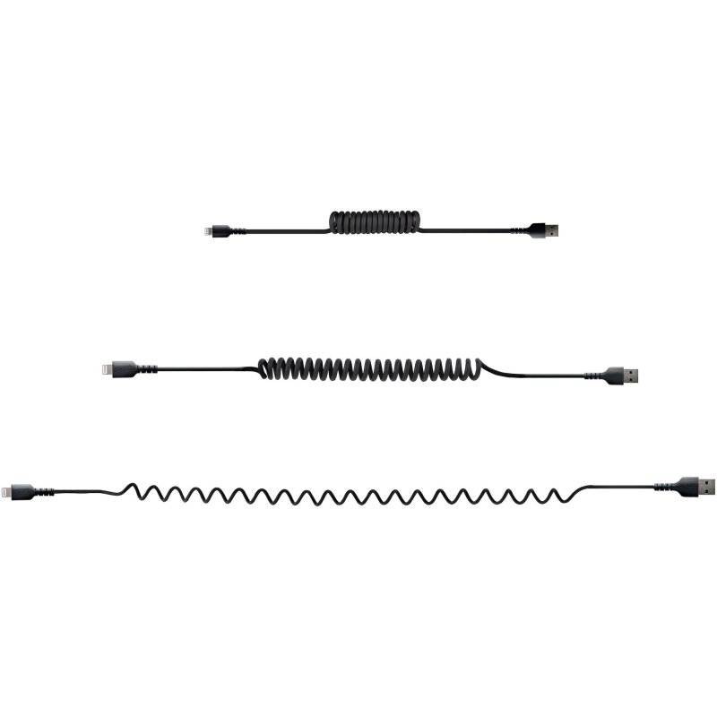 StarTech.com Câble USB vers Lightning noir 0,5 m