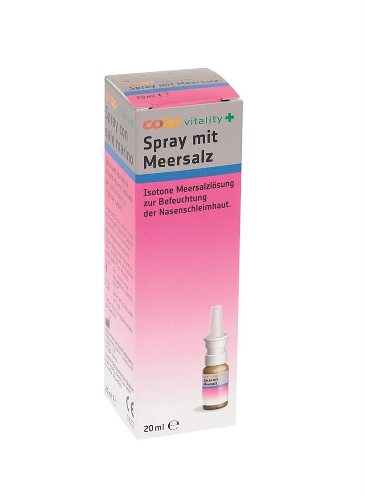 Coop Vitality Spray mit Meersalz Nasenspray Nasenspr 20 ml