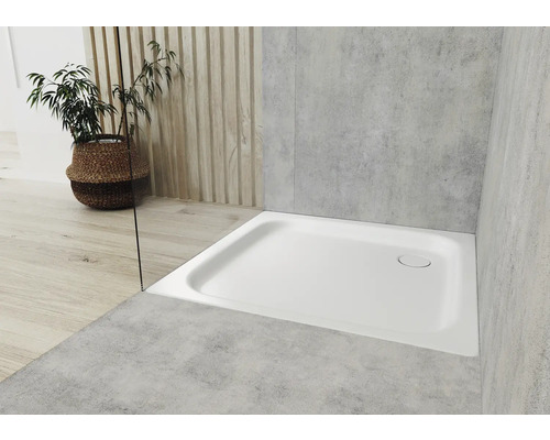 KALDEWEI DUSCHPLAN 545-1 douchebak, 90 x 90 x 6,5 cm, alpinewit glanzend, 440300010001