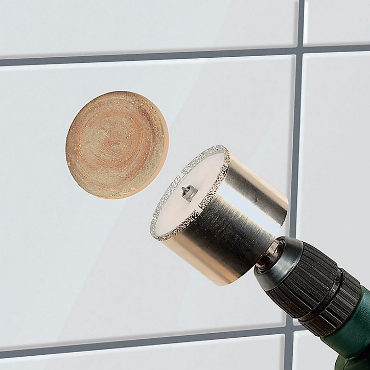 Trépan diamant Wolfraft Ceramic ø68 mm pour carrelage ou carreaux de faïence