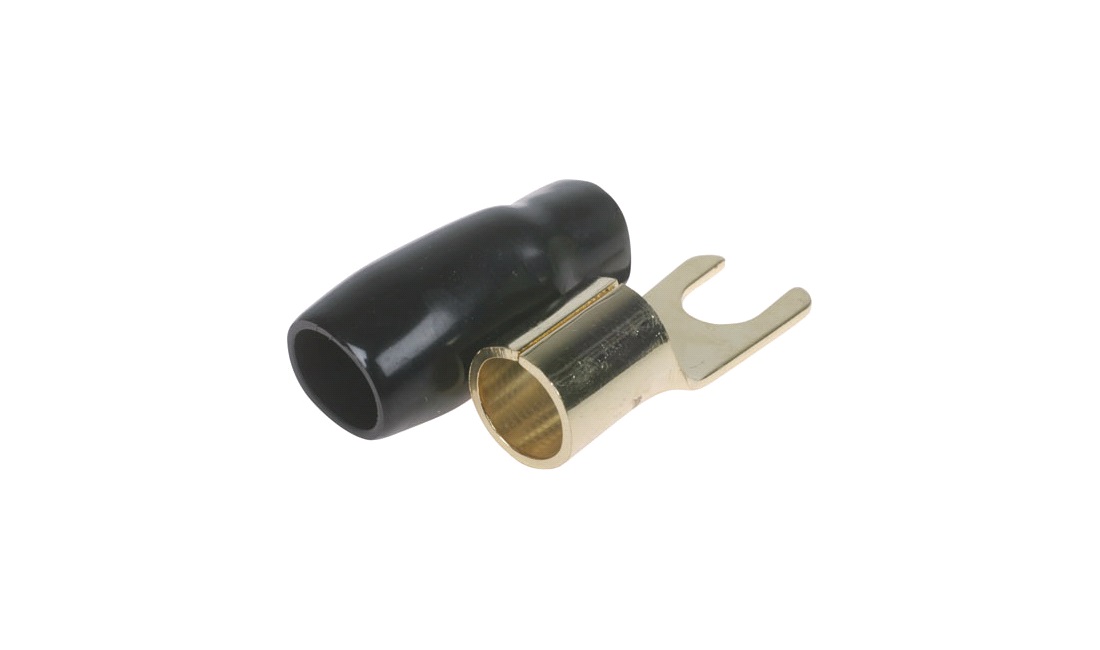 Spade terminal 0GA sort