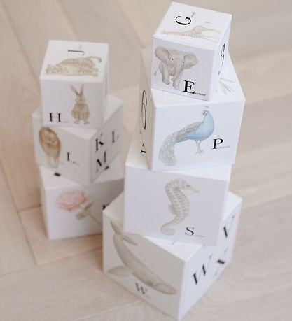 Cam Cam Stapelklötze - 10 st. - Alphabet Animals