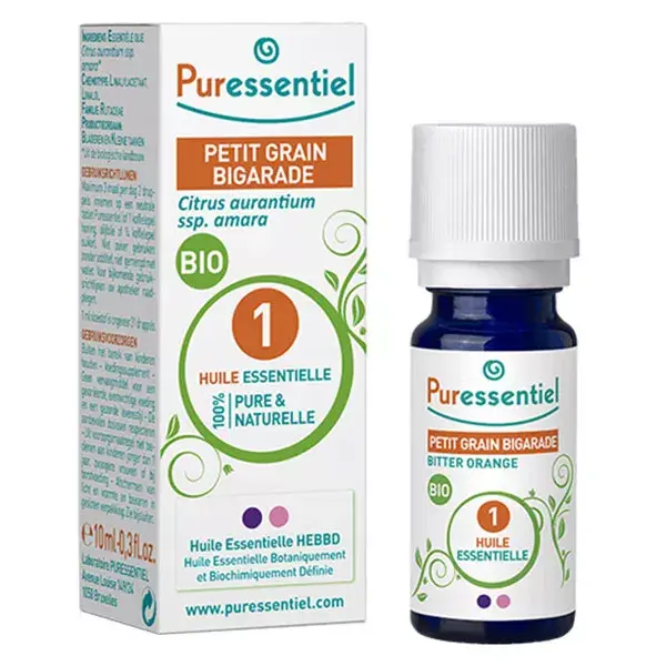 Óleo Essencial de Petitgrain Bigarade Orgânico Puressentiel 10ml