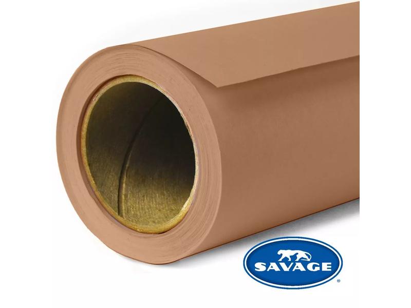Savage Hintergrund Papier 1.35 x 11 m Mocca Das Hintergrundpapier von Savage