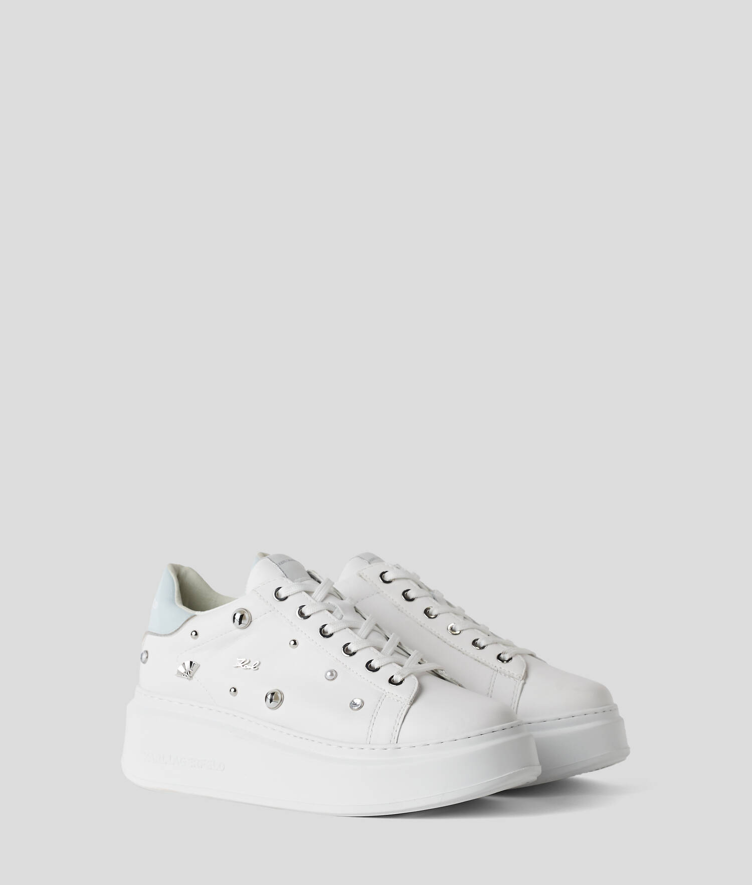 Baskets en cuir à breloques KARL exclusives