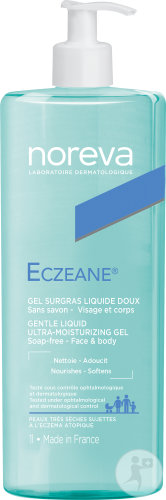 Noreva Eczeane Gel Surgras Liquide Doux Peaux Très Sèches Sujettes À L'Eczéma Atopique 1000ml