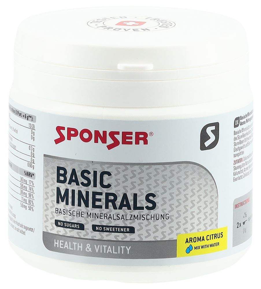 SPONSER Basic Minerals Plv Citrus Ds 400 g