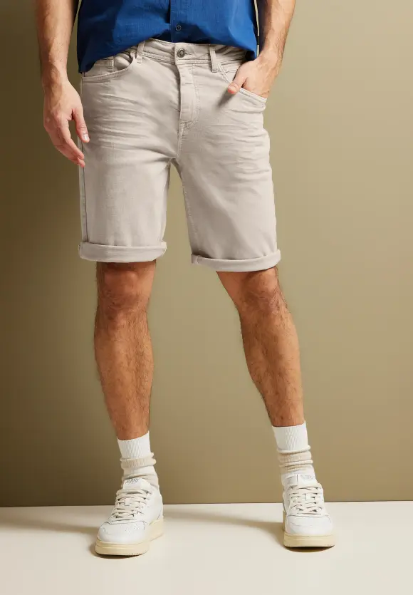 Regular Fit Jeansshorts - light sand beige washed