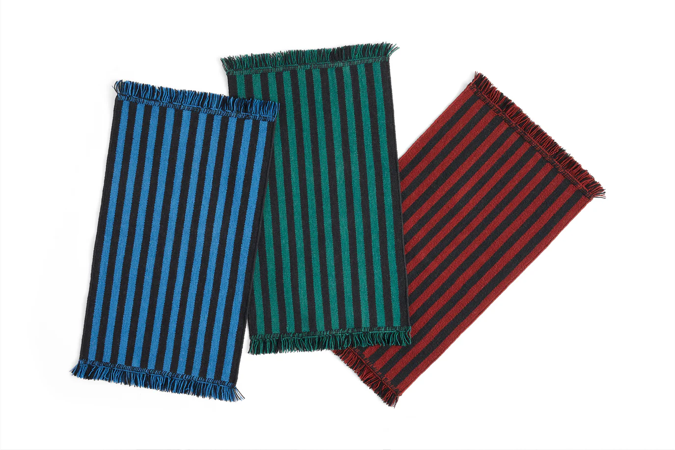 HAY  Stripes and Stripes dørmåtte, grøn - 95x52 cm.