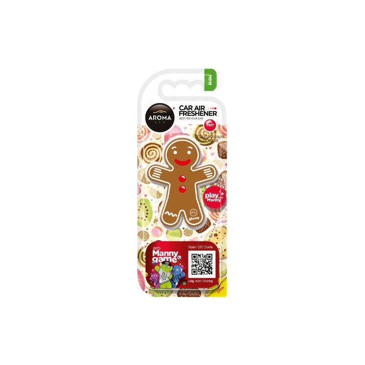 Aroma Car Many Ginger Bread geurende autogeur 1 stuk