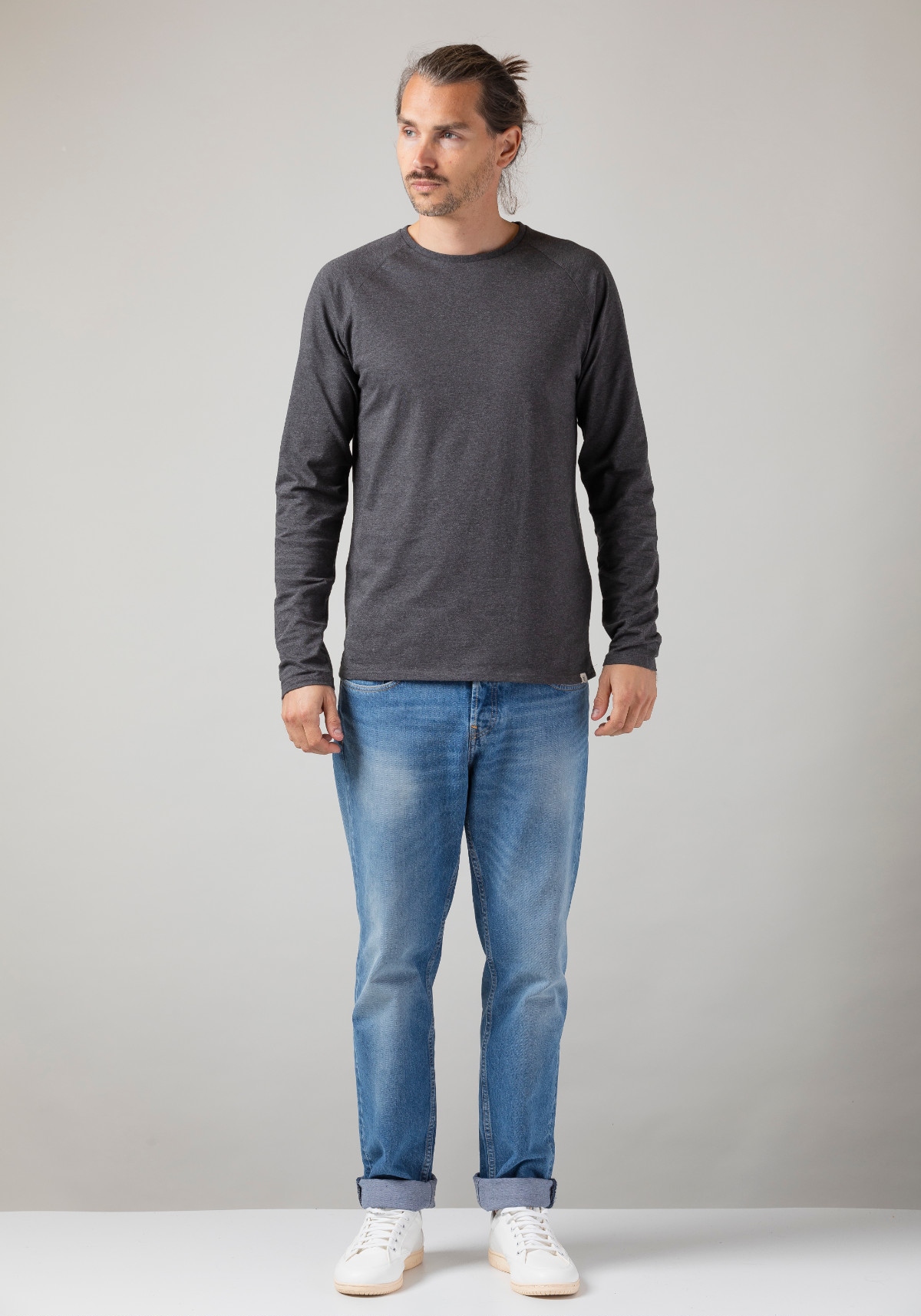 WE ARE ZRCL Herren-Longsleeve Basic Onyx