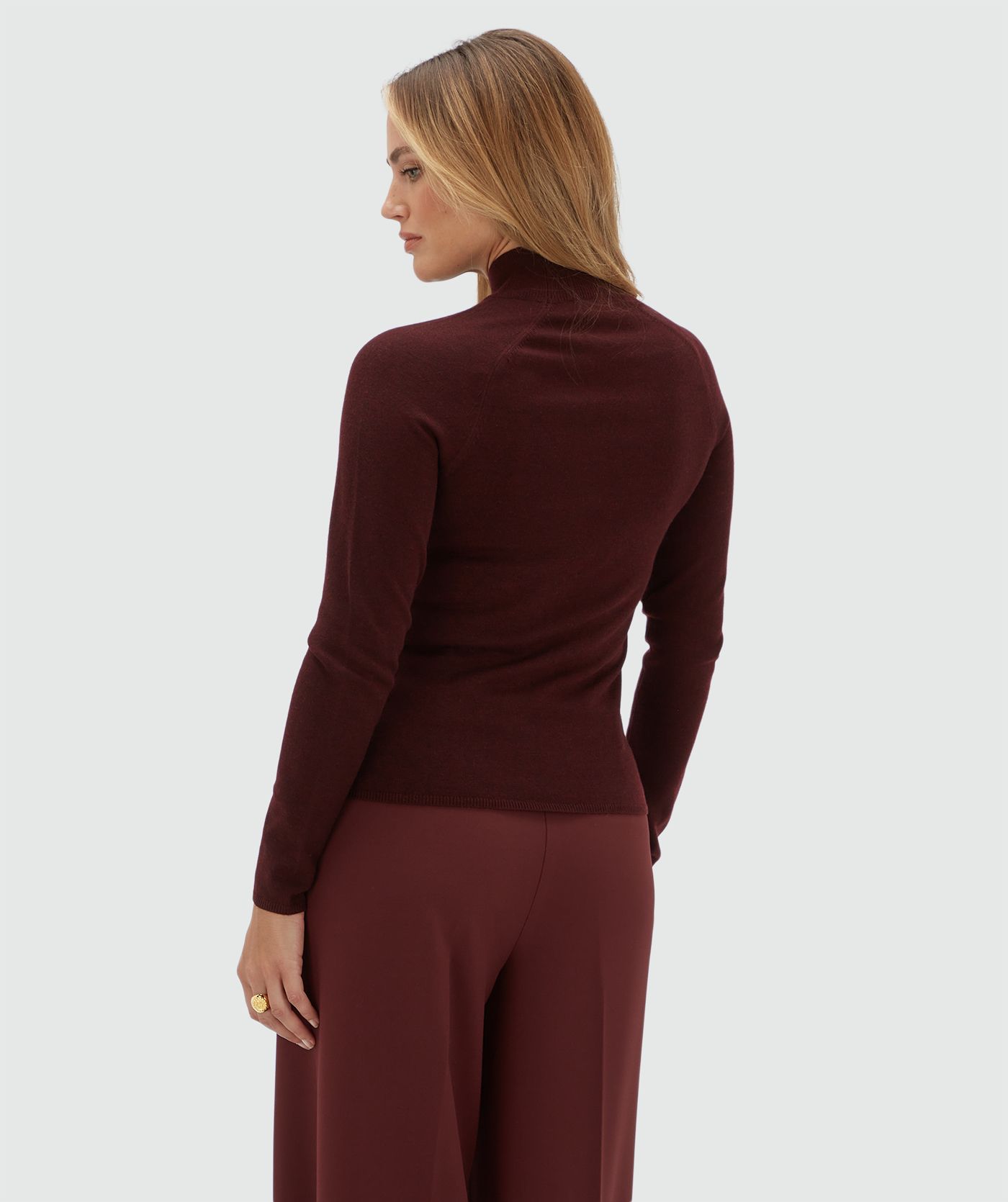 JV-SOFIA fitted coltrui - burgundy