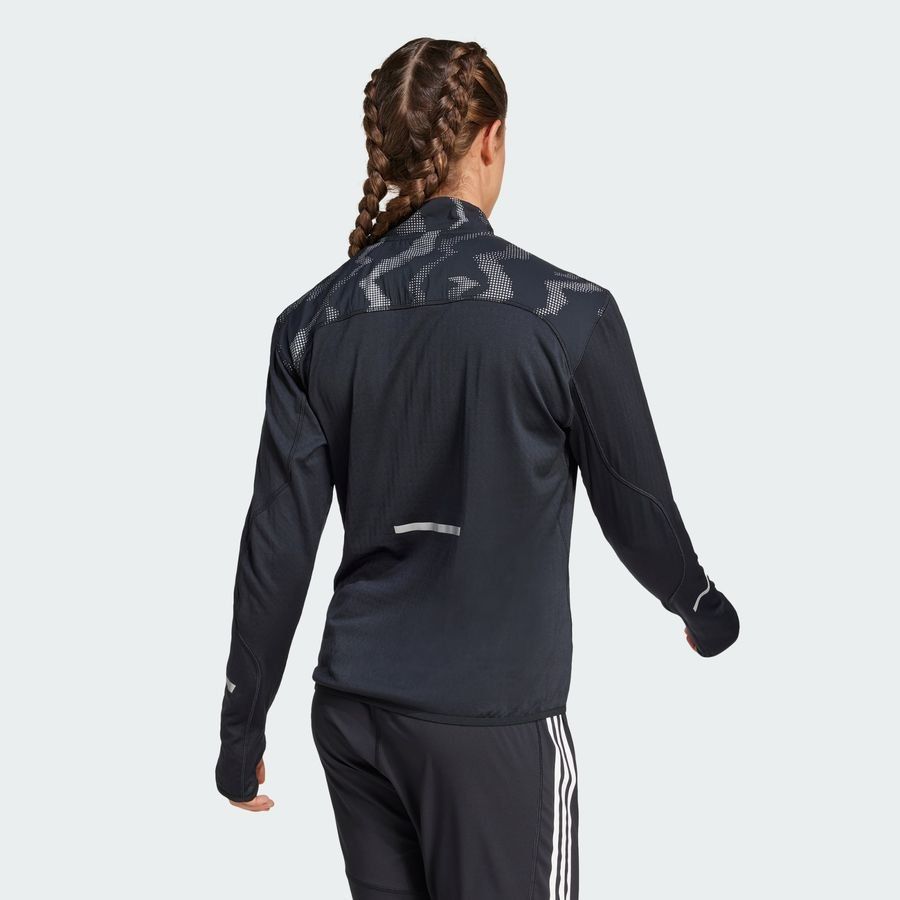 Adidas Haut demi-zip réfléchissant Ultimate Hi Vis