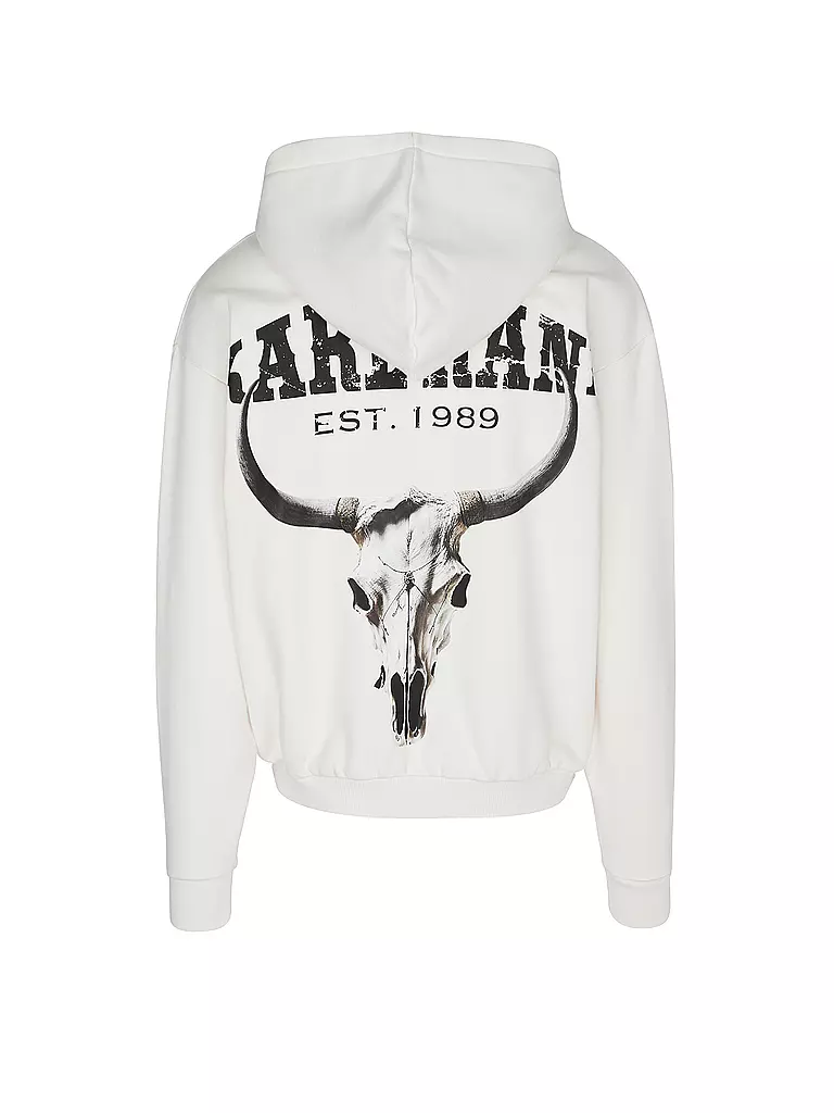 KARL KANI Sweatjacke creme