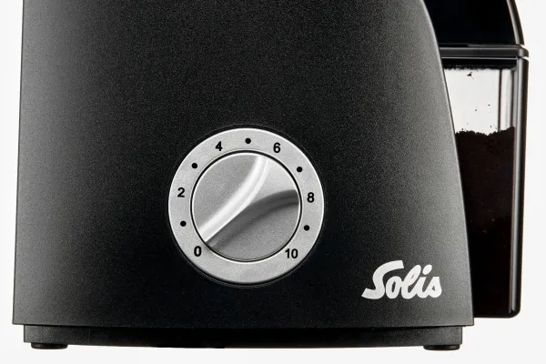 Solis Scala Zero Static, Burr kværn, 300 g, Rustfrit stål, Sort, Sølv, Syntetisk ABS, 135 W
