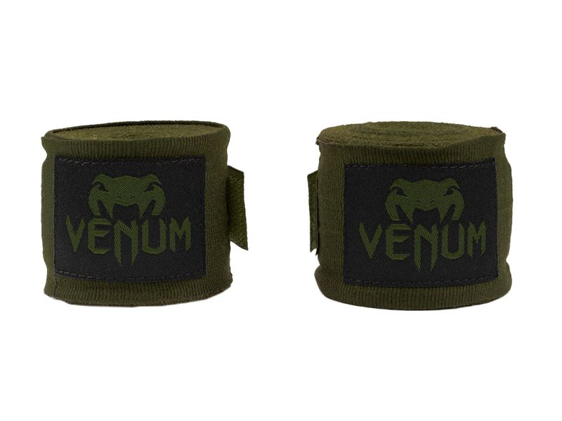 Venum Kontact Boxing Handwraps 4.5 m, Olivgrün Boxbandagen
