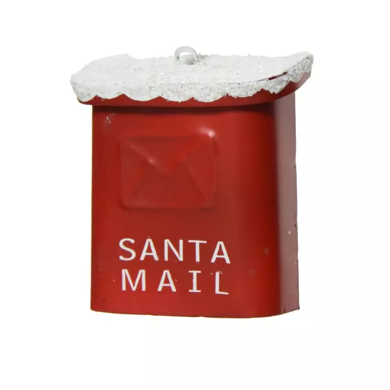 Boîte aux lettres (H6,5 cm) Santa de Noël Rouge