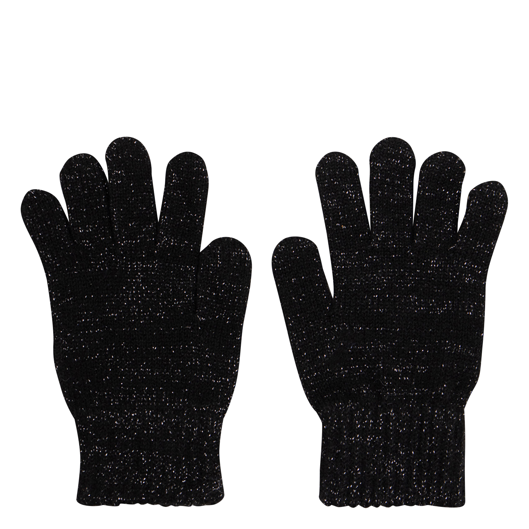 Gants brodé à badge | Noir