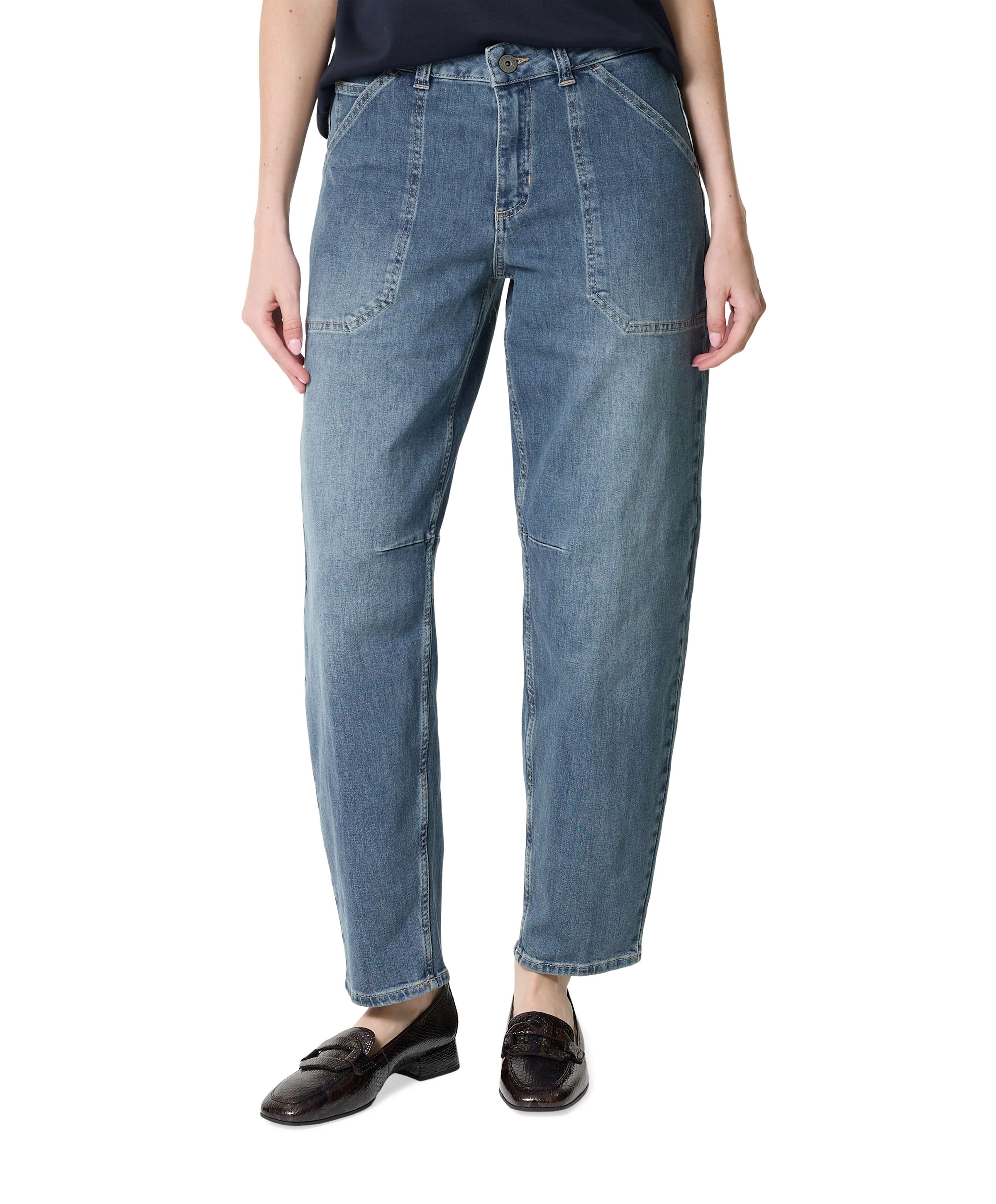 Rosner Mara Tapered Worker dames jeans blauw