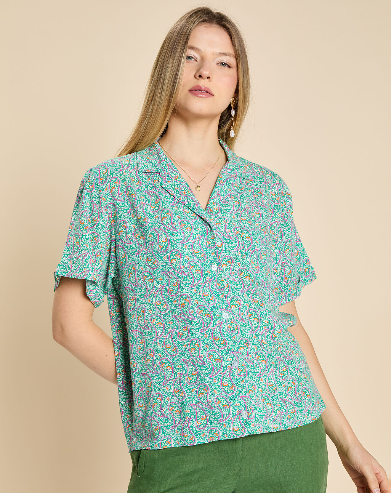 Harris Wilson Chemise Estelle imprimée cachemire multicolore