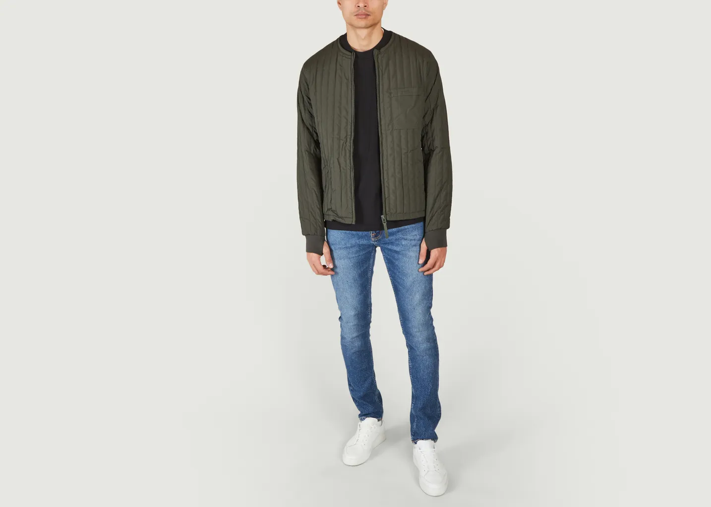 Veste fine zippée matelassée Rains