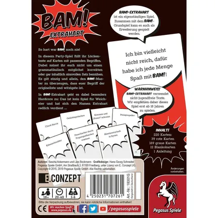 Pegasus Spiele Bam! - Extrahart