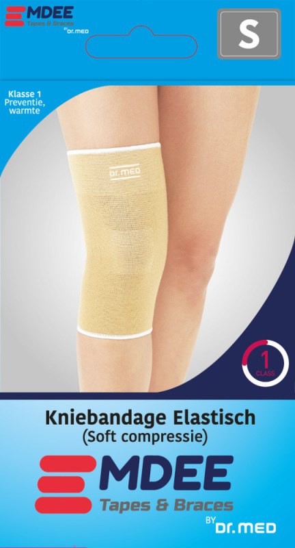 Emdee Elastic Support Knie S Huidskleur 1st