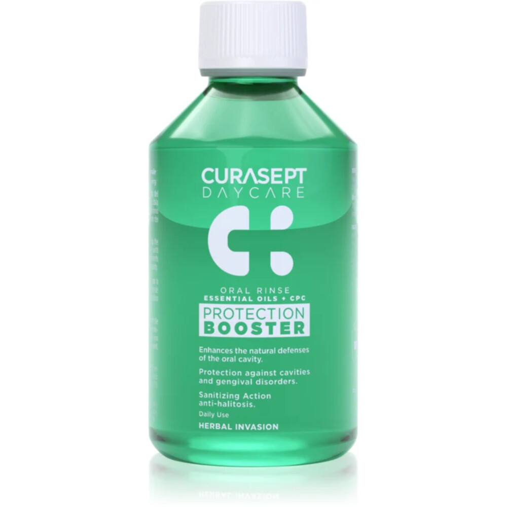 Curasept Daycare Protection Booster Mondspoeling Herbal Invasion500 ml