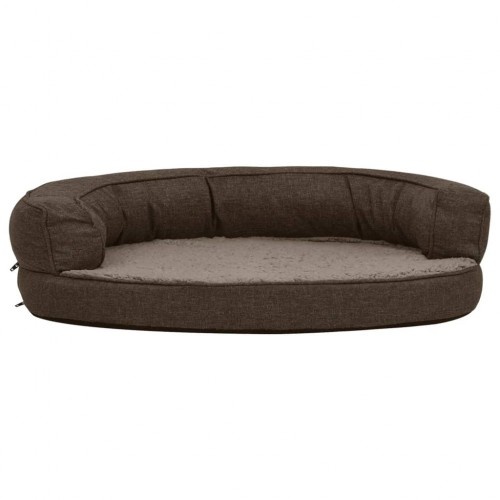 colchão marrom para cães vidaXL