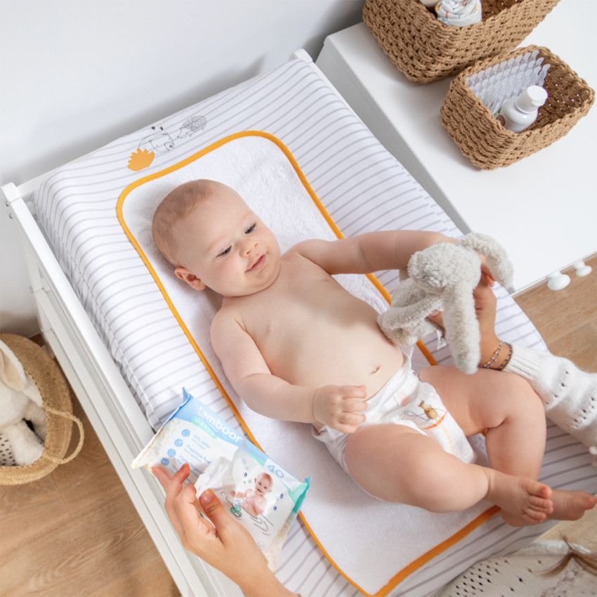 Lingettes bébé hypoallergéniques x40 - Ecru