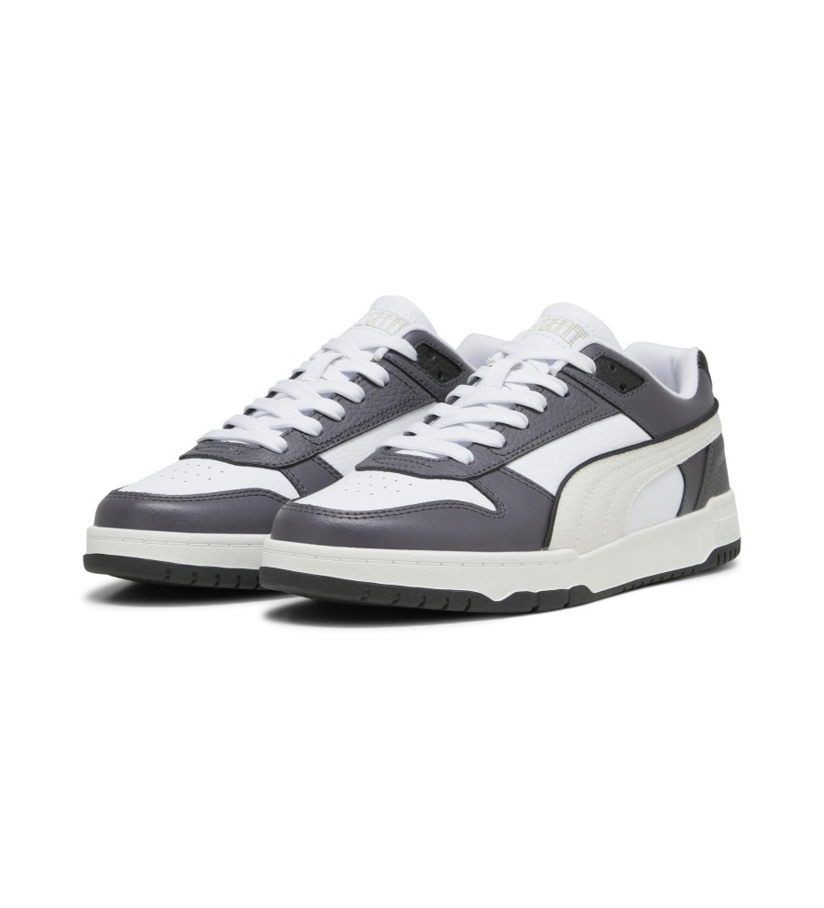Tênis Puma RBD Game Low, branco e cinza
