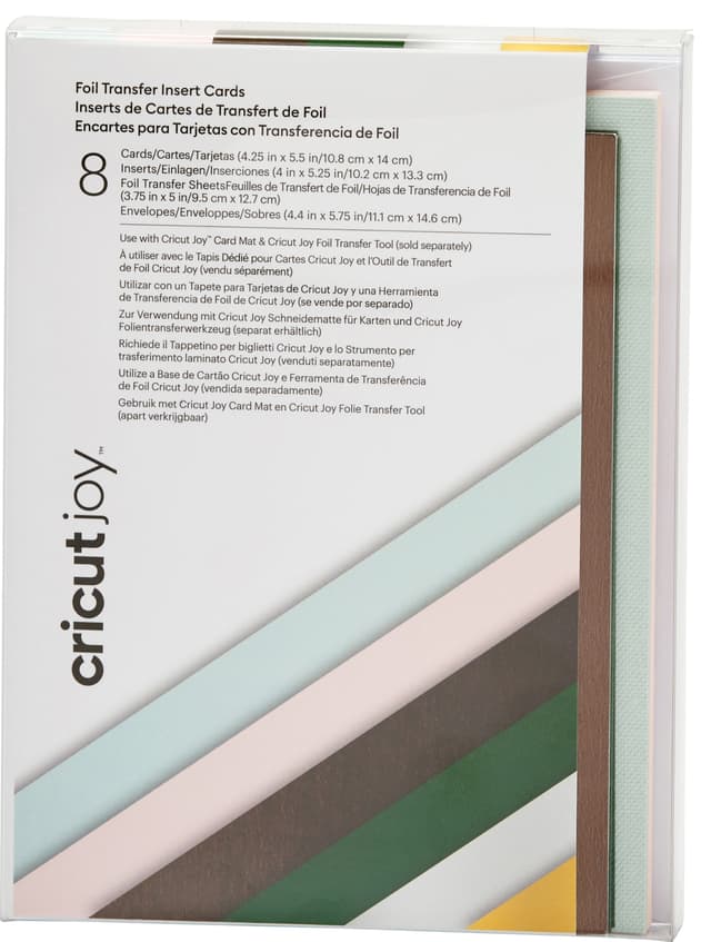 Cricut Joy A2 Foil indsætningskort 8-pak (forest)