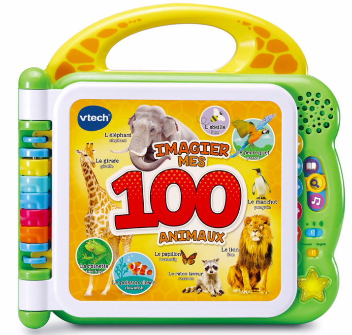 LIVRE - MON IMAGIER DES ANIMAUX BILINGUE - Ecru