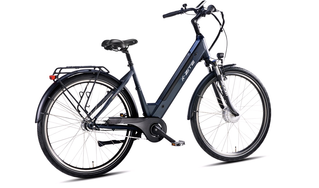 El-cykel Comfort Plus 36V-11,6Ah 7-gear antracit sort