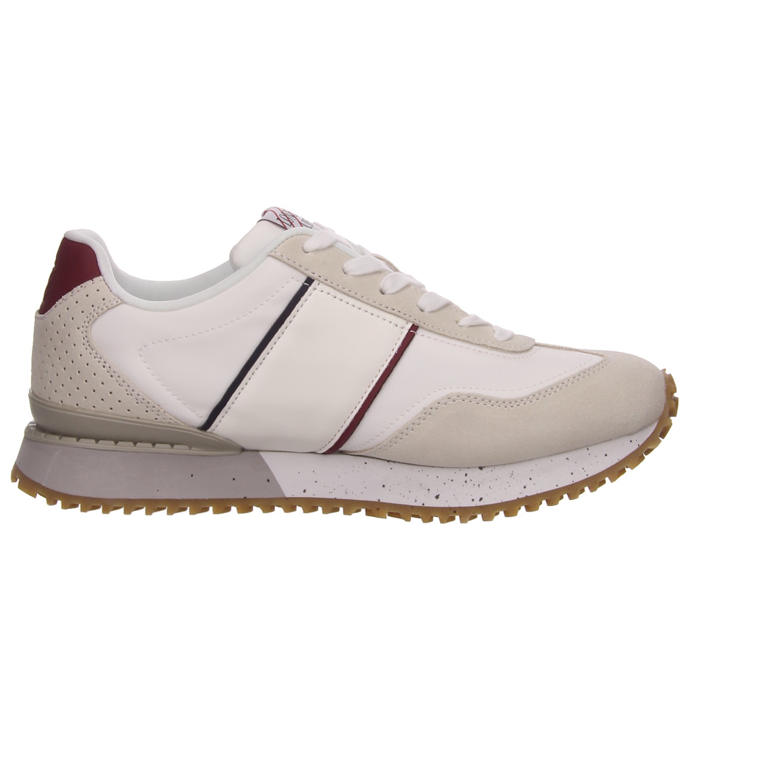 HBH Herrenschnürschuh weiß/kom weiss/weiss kombi