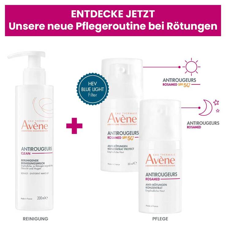 Avene Antirougeurs Clean beruhigende Reinigungsmilch, 200 ml