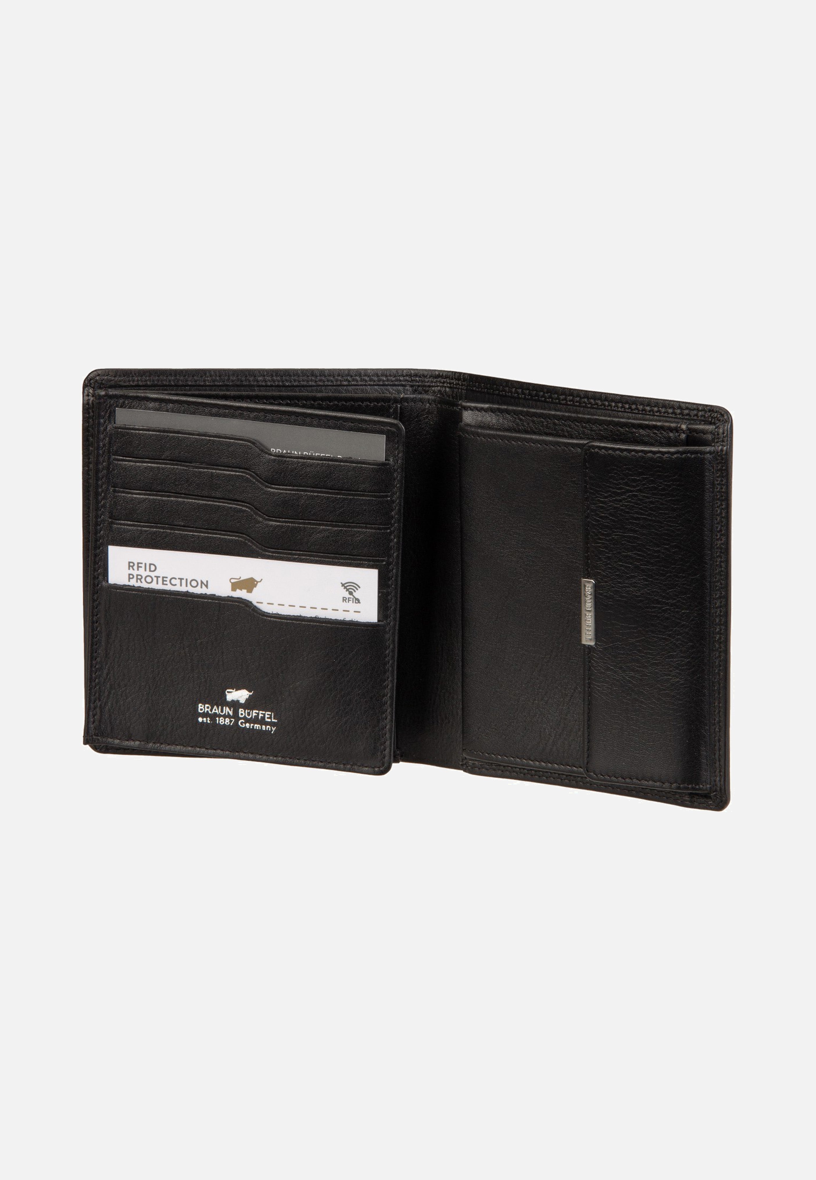 Golf RFID Coin Wallet H 12Cs Black - Portemonnaie