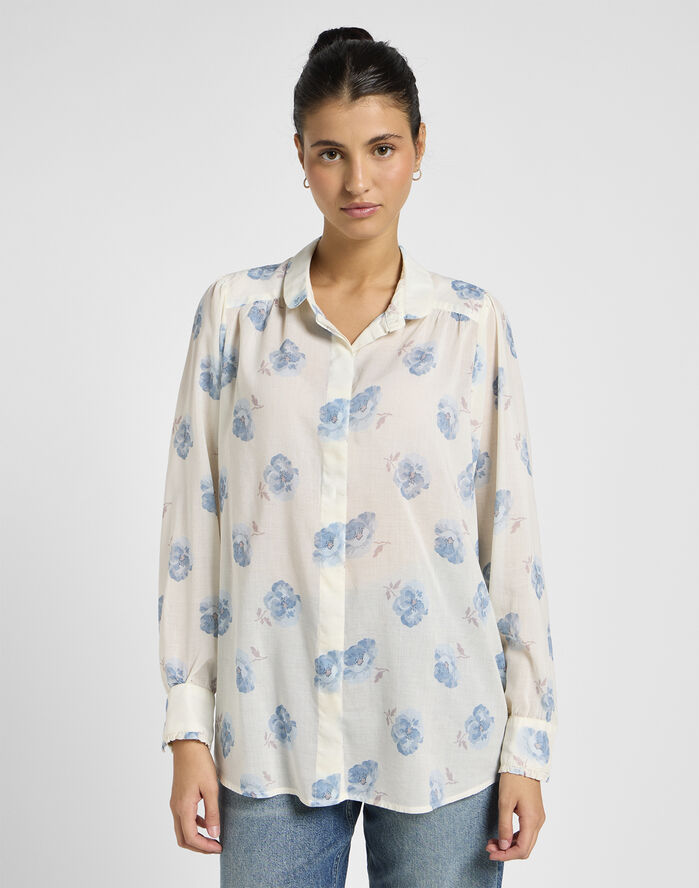 Lee SHIRRED BLOUSE Multi