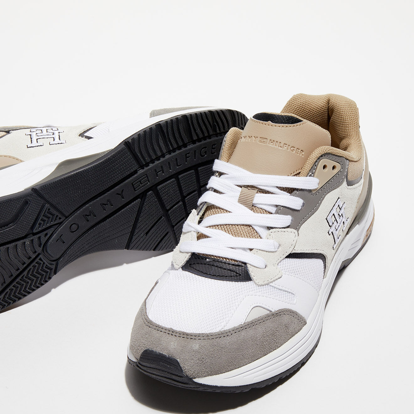 Tommy Hilfiger Baskets running Modern Prep beige/écru