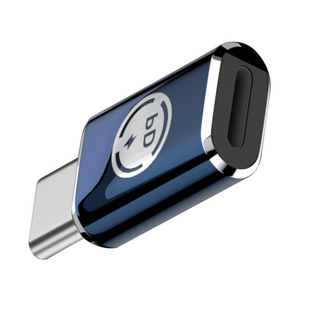 Lightning auf USB C Ladeadapter Konverter für Handy / MacBook Pro / Laptop PD (27W) - Schwarz