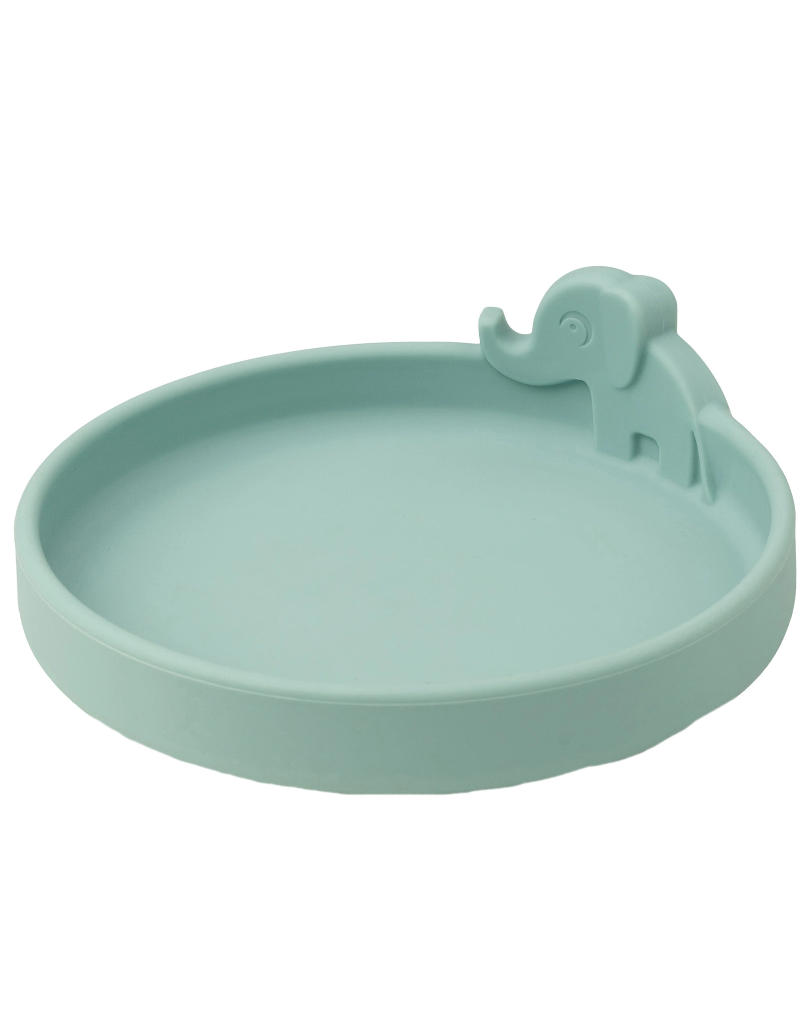 Silikon-Teller PEEKABOO - ELPHEE in blau