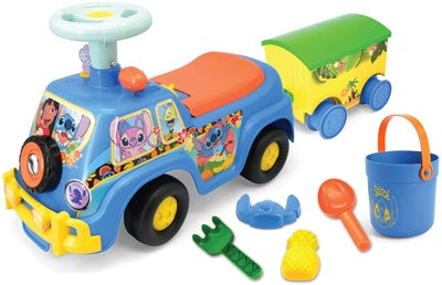 Disney Stitch Lights 'N' Sounds Gåbil med Tilhenger