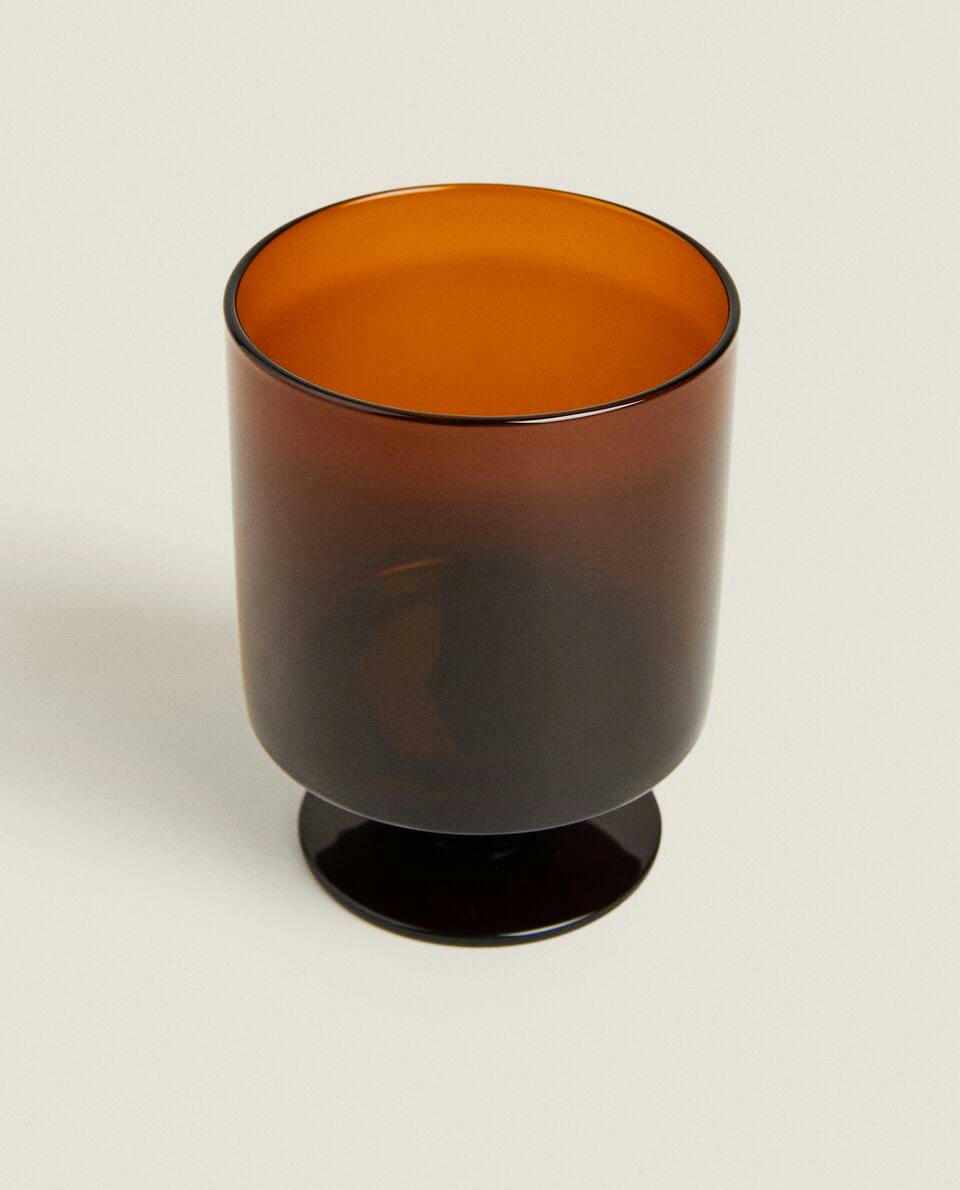 TAÇA DE VINHO DE VIDRO RETO